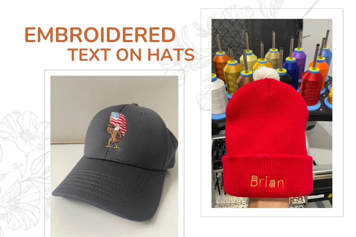 Popular Types Of Embroidered Text On Hats, Cap Curently