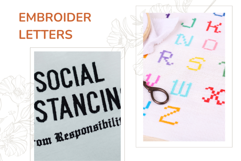 9 Methods For Beginners To Embroider Letters